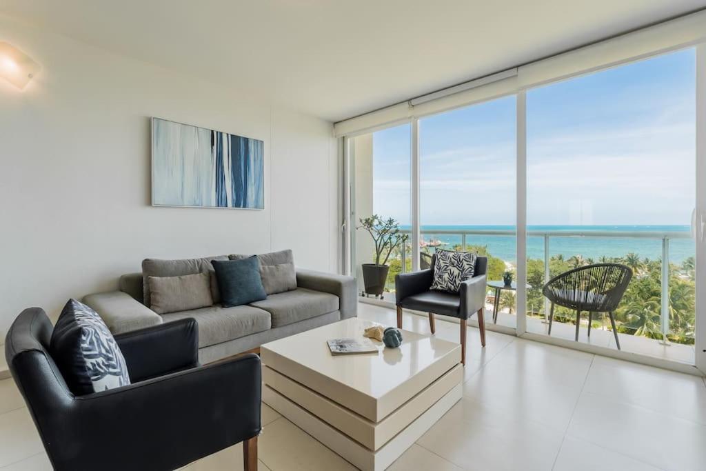 Reef Beachfront 3Bdr Apartment By Casa Paraiso แคนคูน ภายนอก รูปภาพ